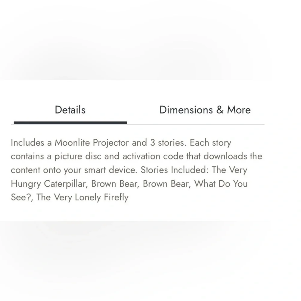 Moonlite Storytime Projector Eric Carle 3 Story Pack Very Hungry Caterpillar - Picture 3 of 7